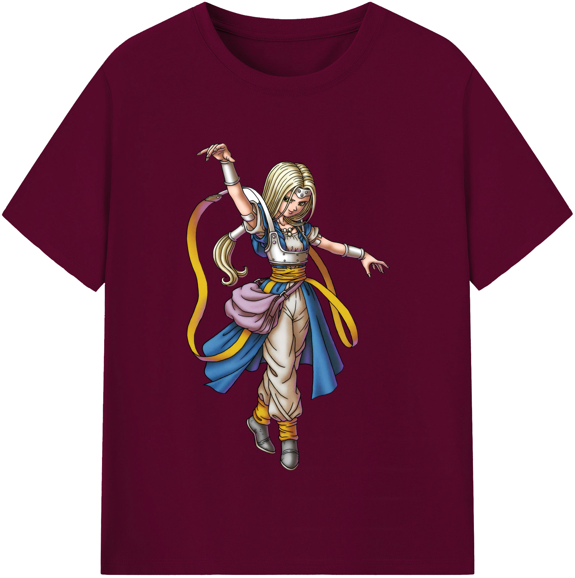 （画像用） ドラゴンクエスト Doragon Kuesuto Dragon Quest レディースカジュアルプリントTシャツ（綿100％）